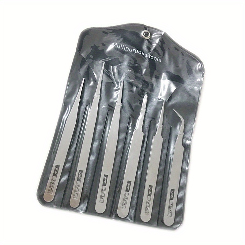 Succulent Set - 6 parçalı paslanmaz çelik cımbız Ts-15