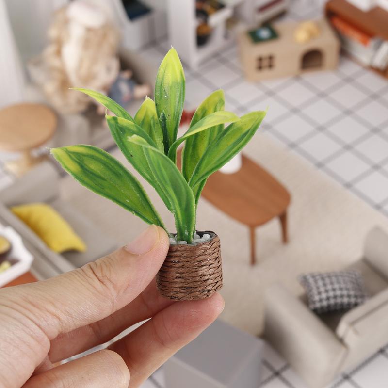 Plant Pot - 1 adet Mini Yapay Saksı Bitki