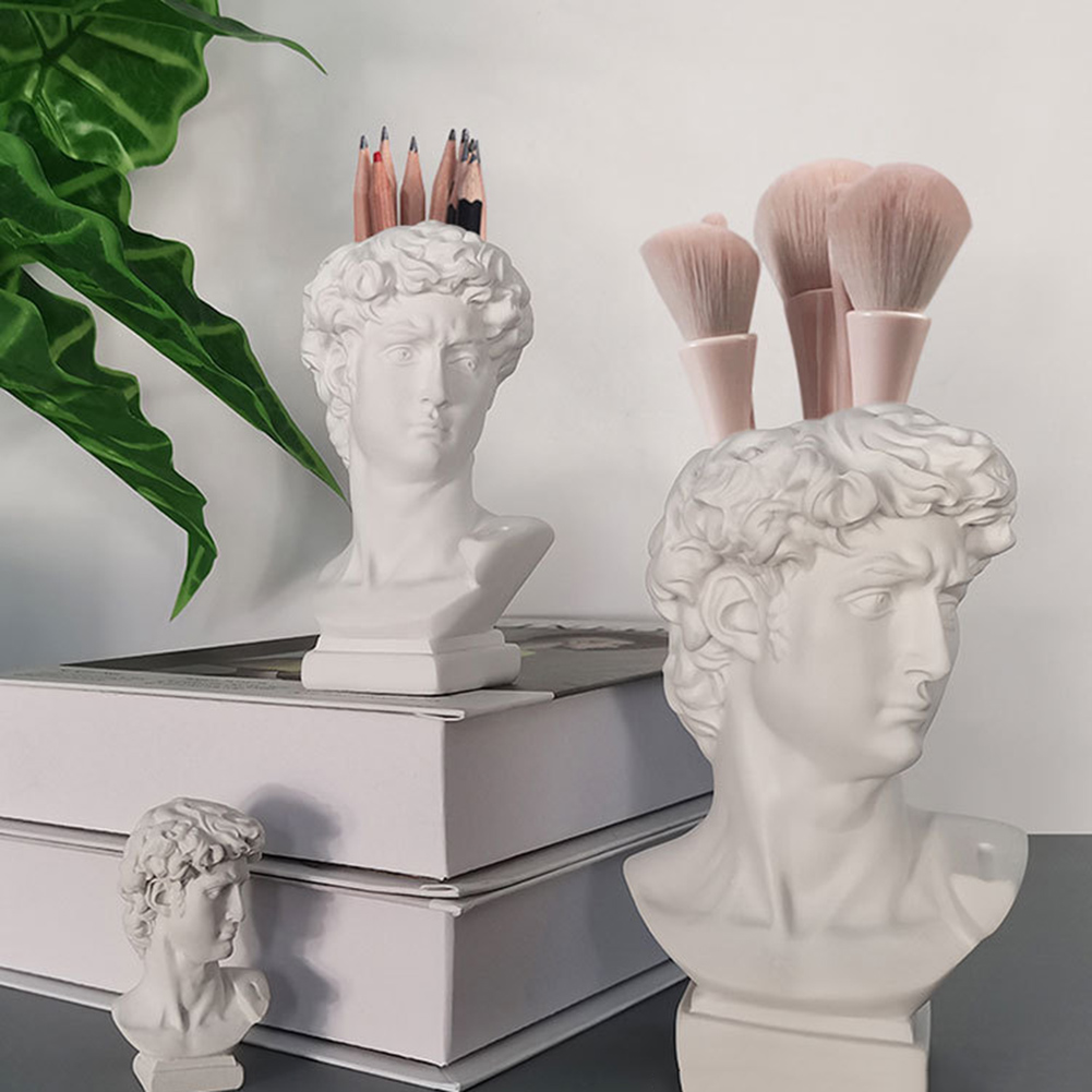 Terracotta Pot - Yaratıcı Kalemlik Sanat Saksı Makyaj Fırçası