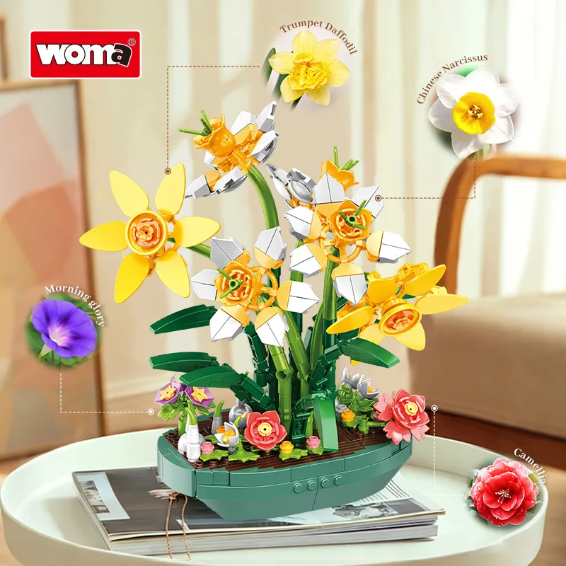 Plant Parent Yearly - Arkadaşlar Simüle Edilmiş Nergis Yapı Taşları