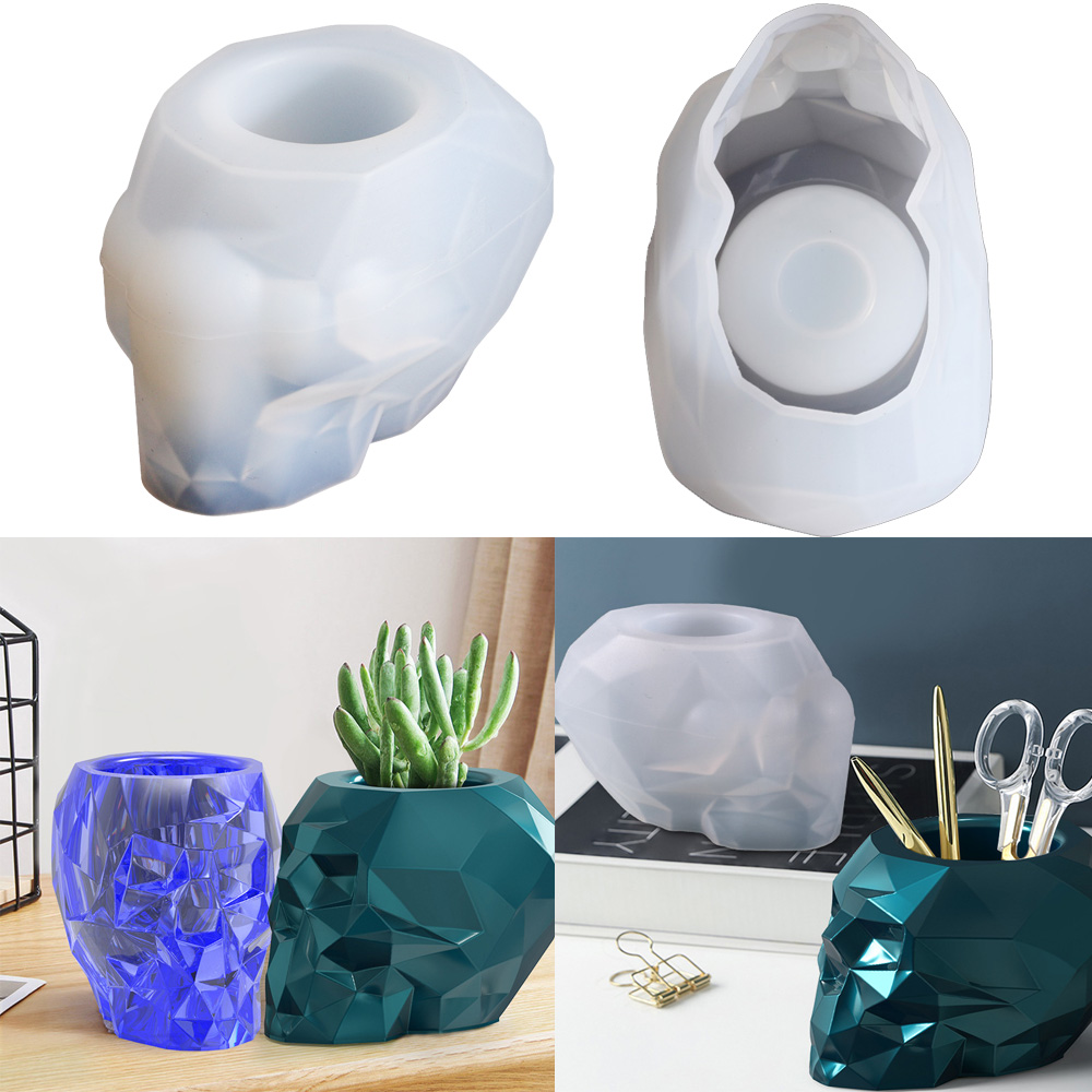 Terracotta Pot - DIY kristal epoksi reçine kalıp altı
