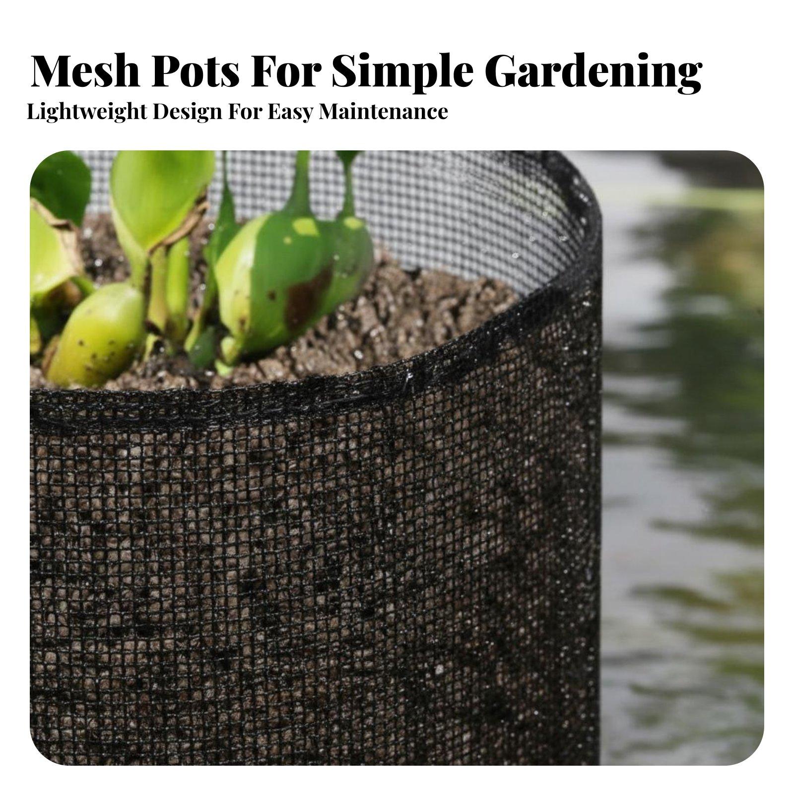 Plant Pot - 4 Parça Nilüfer Yetiştirme Saksıları Bitki