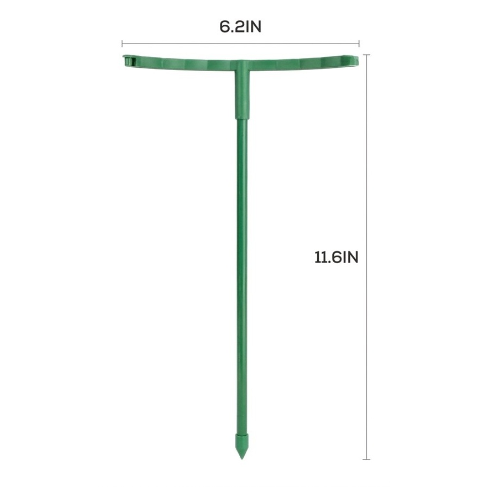 Plant Support Stake - 24 adet Yeşil İstiflenebilir Bitki Destek