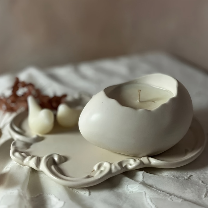 Terracotta Pot - Reçine silikon kalıp, 1 adet oval