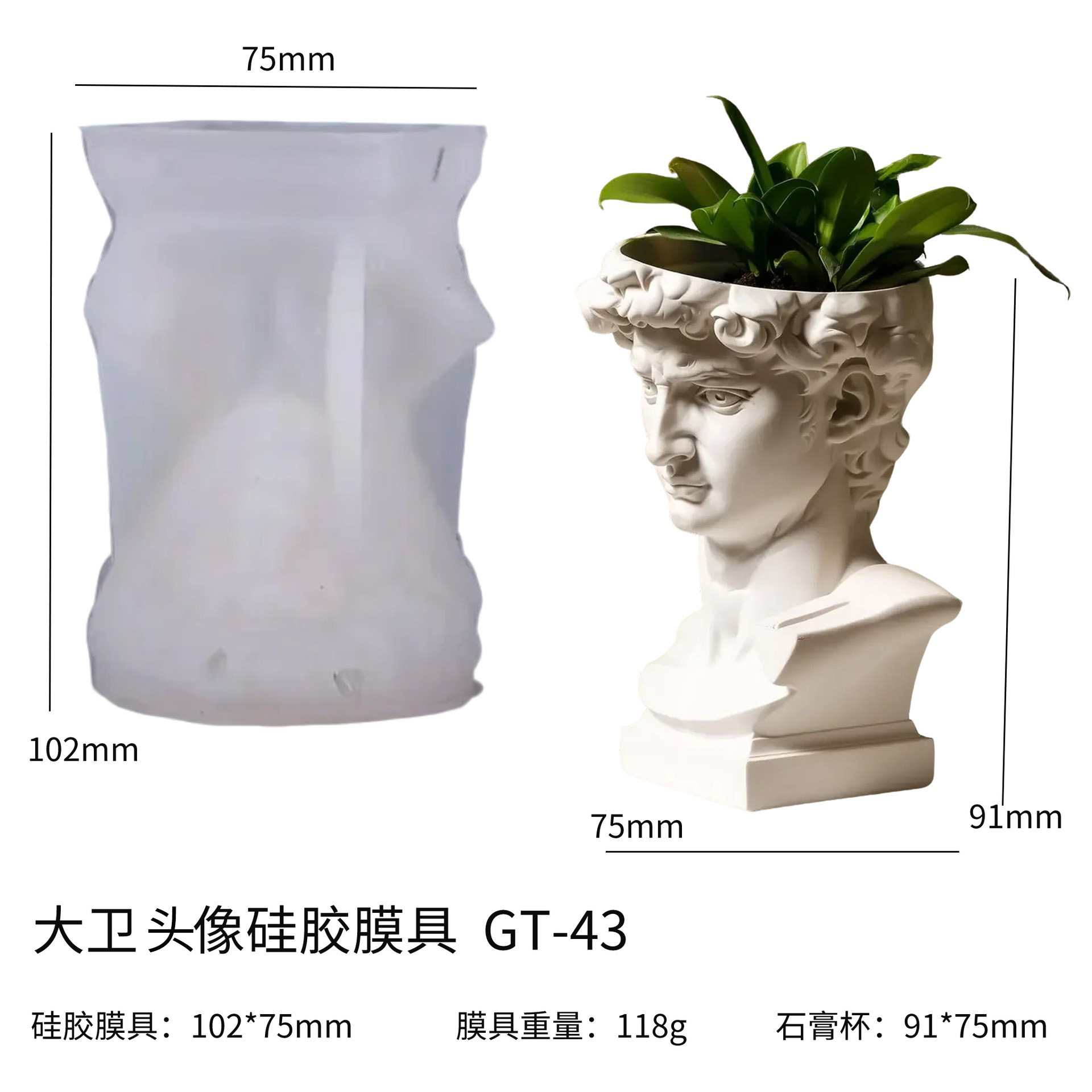David Kafa Silikon Ekici Kalıp - Succulent Set incelemesi ve fiyatı