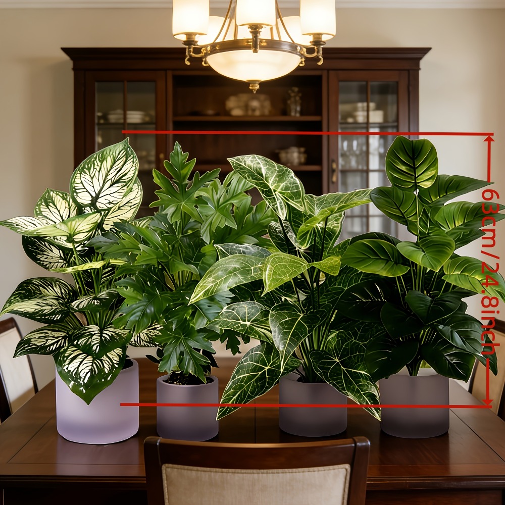 4 adet yapay bitkiler 48 yapra - Fiddle Leaf Fig incelemesi ve fiyatı