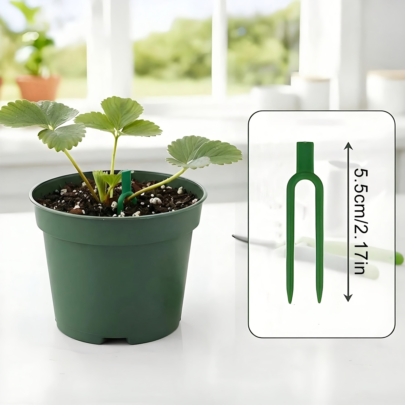 30/20/5 adet Plastik U Şeklind - Plant Support Stake incelemesi ve fiyatı