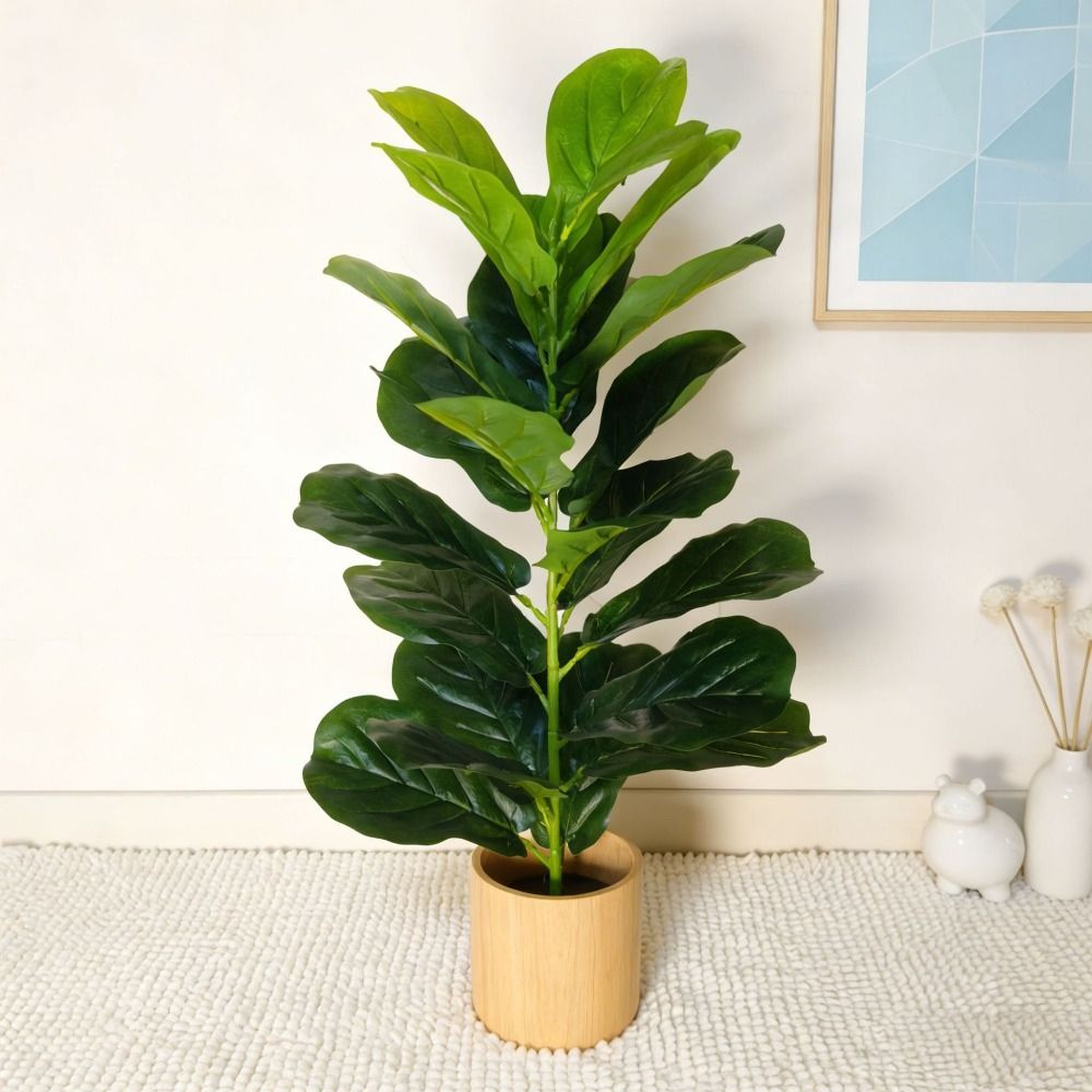 Yeşil Plastik Yapay Ficus Ağac - Snake Plant incelemesi ve fiyatı