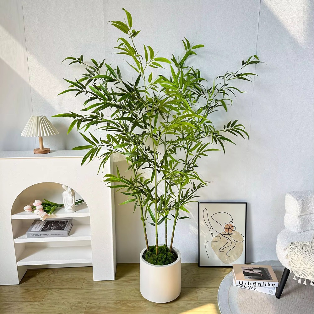 Yapay Yeşil Bambu PU + PVC Büy - Snake Plant incelemesi ve fiyatı