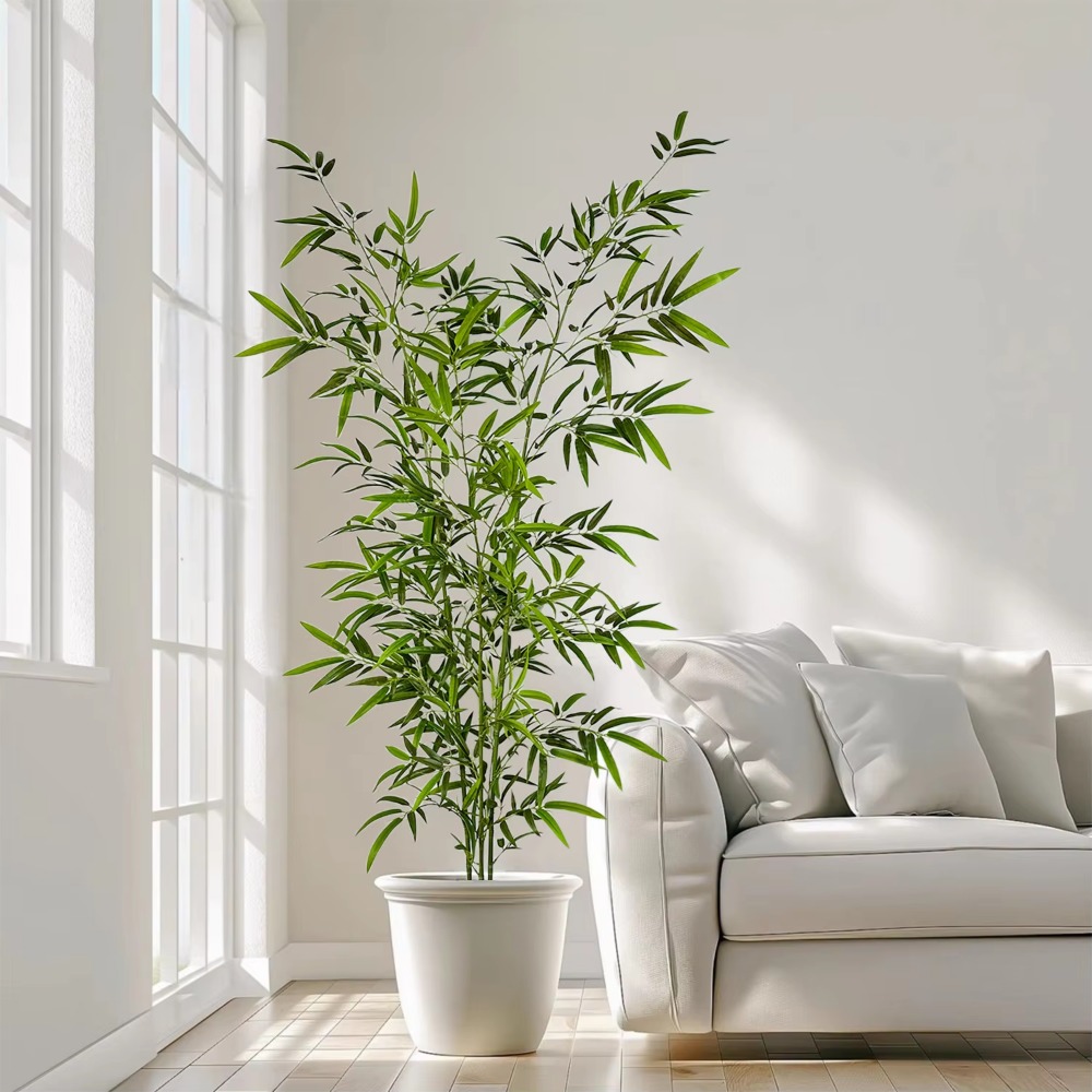 Yapay Yeşil Bambu PU + PVC Büy - Snake Plant incelemesi ve fiyatı