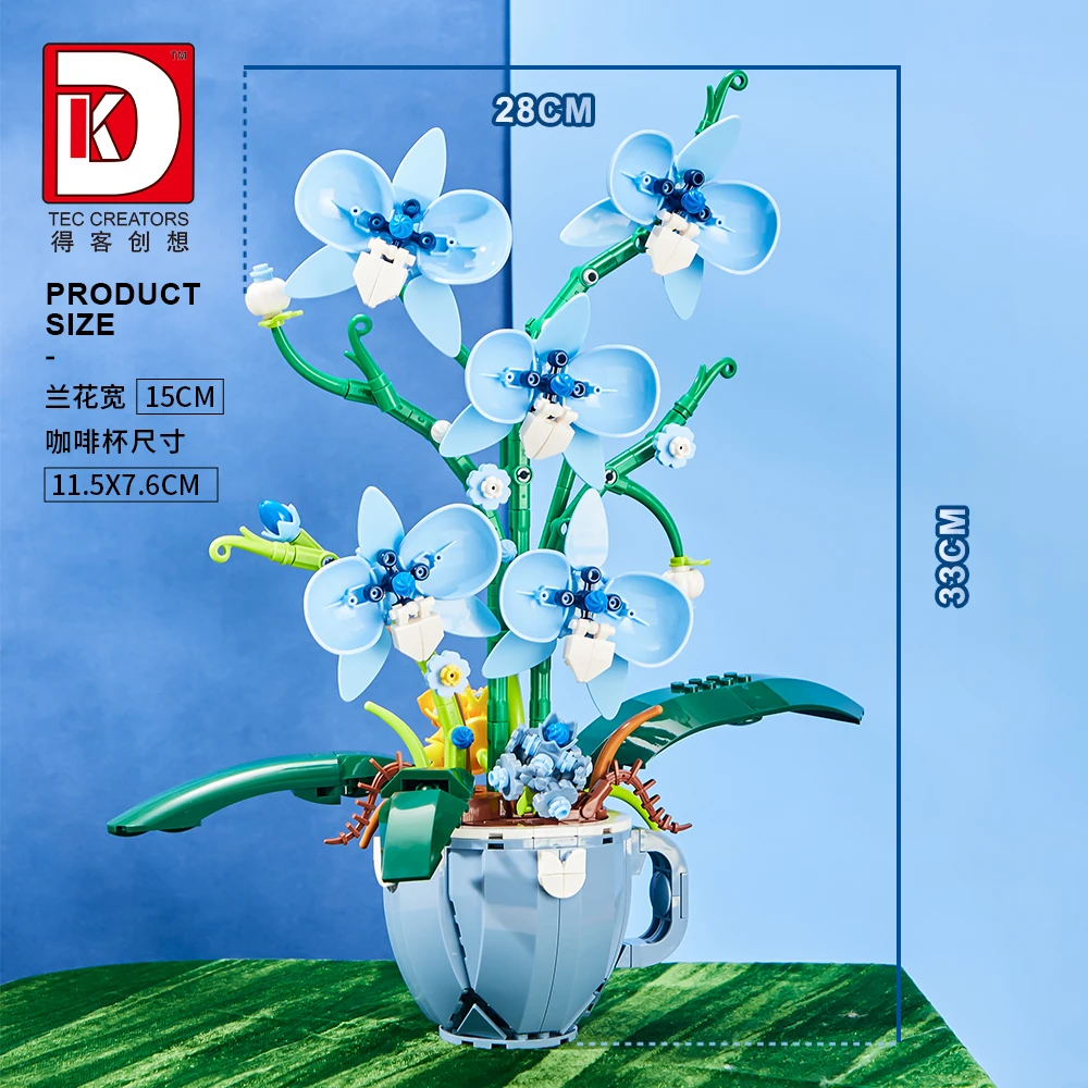MOC yapı taşları orkide çiçekl - Plant Parent Yearly incelemesi ve fiyatı