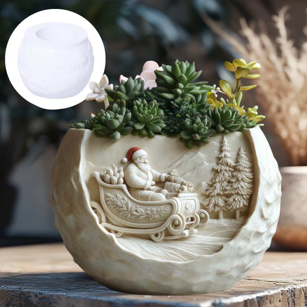 Sedir Kızaklı Noel Baba Rölyef - Succulent Set incelemesi ve fiyatı