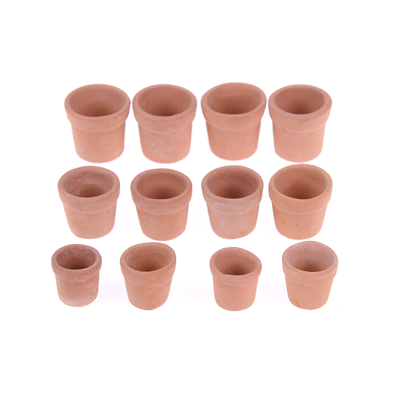 12 adet Dollhouse 1:12 Mini Ki - Terracotta Pot incelemesi ve fiyatı
